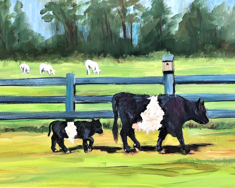 Mama Cow and Babe Limited Edition Print