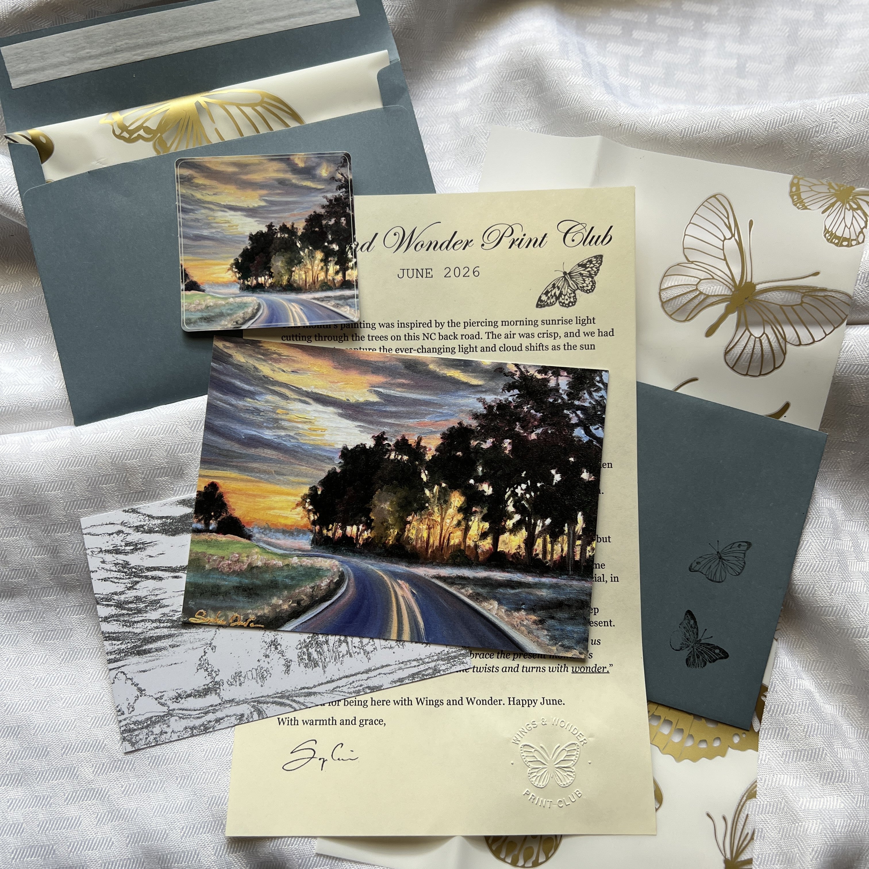 Wings and Wonder Print Club - One Month Post
