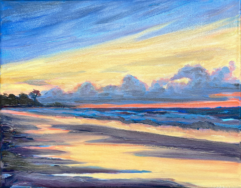 Golden Sunrise on Beach