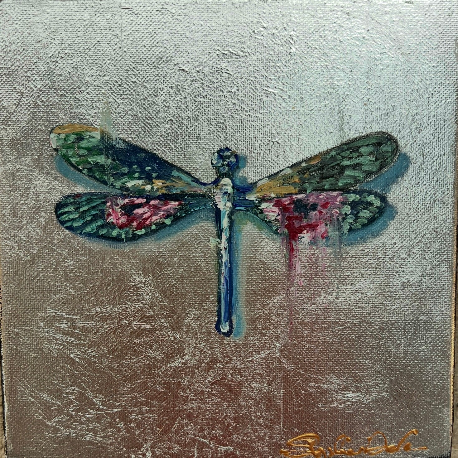Pink Florescent Damselfly