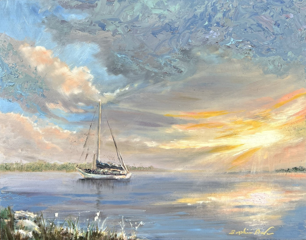 Sailboat at Sunrise