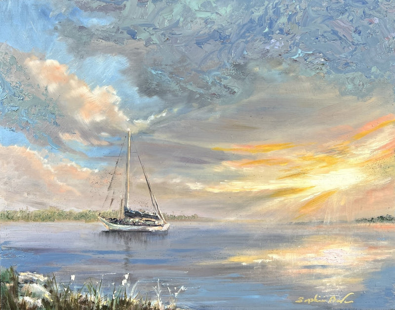 Sailboat at Sunrise