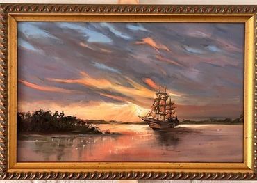 Galleon in Gold