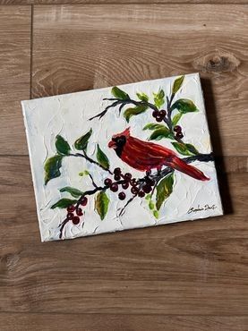 Cardinal in Texture