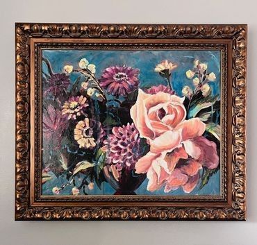 Baroque Bouquet in Blue