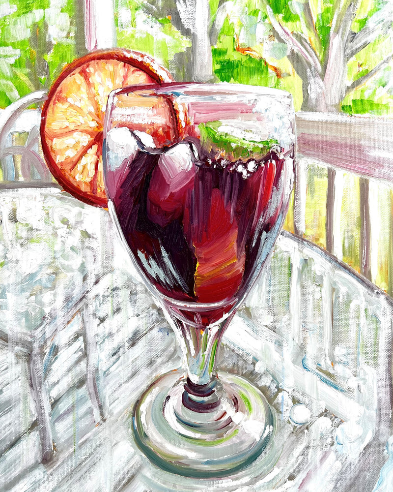 Sangria on Porch