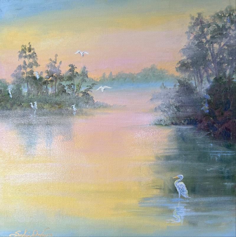 Egret Gathering