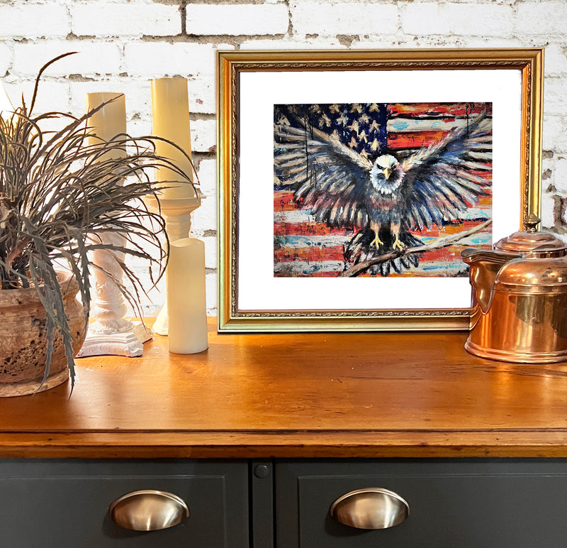Eagle Flag Limited Edition Print
