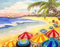 Painting Class HILLTOP Beach Umbrellas