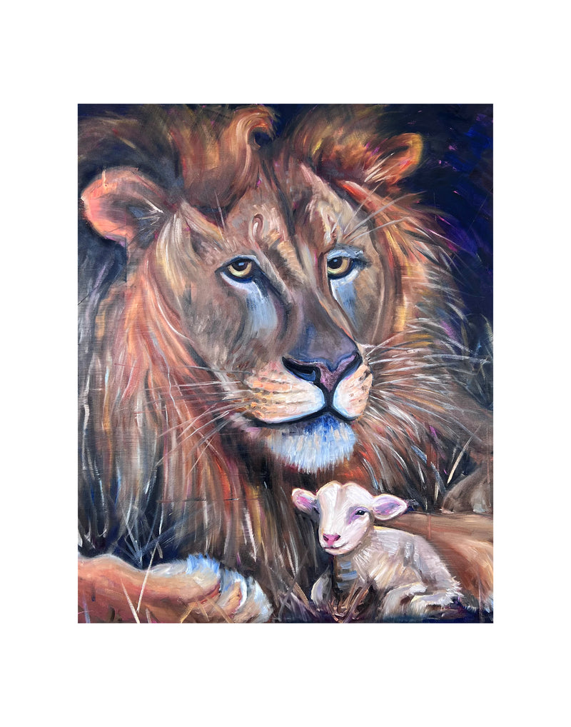 Lion and Lamb Limited Edition Print