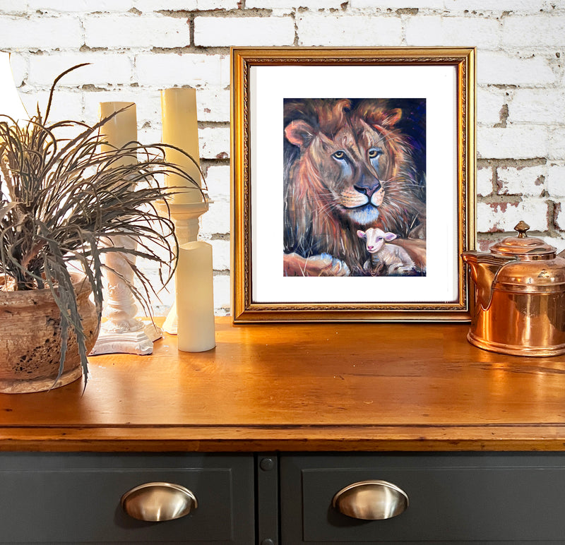 Lion and Lamb Limited Edition Print