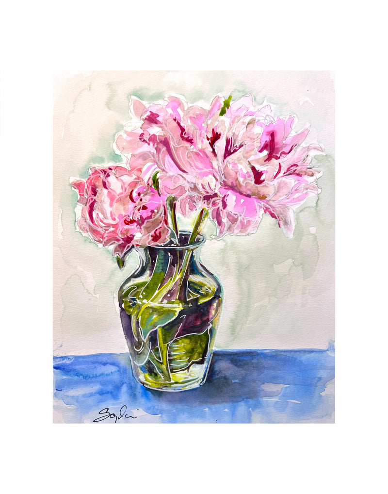 Peonies Limited Edition Print