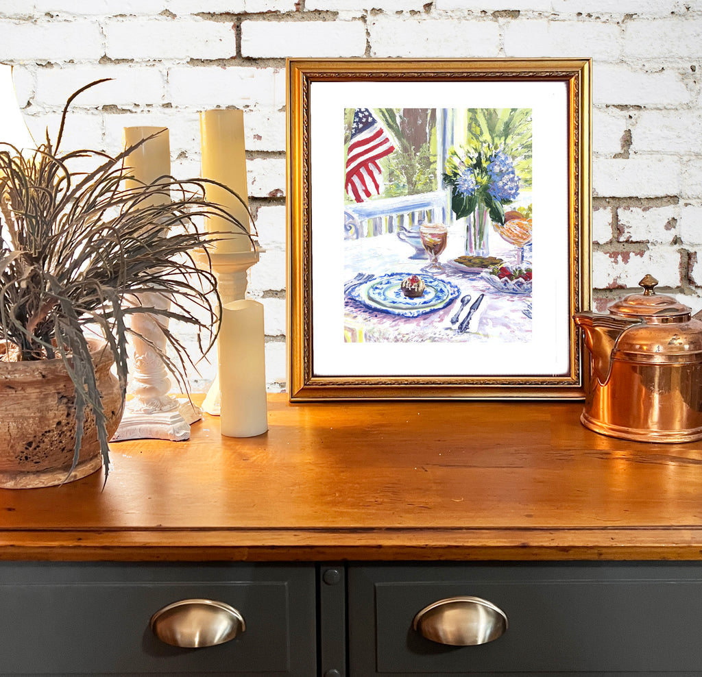 Tea Party Limited Edition Print